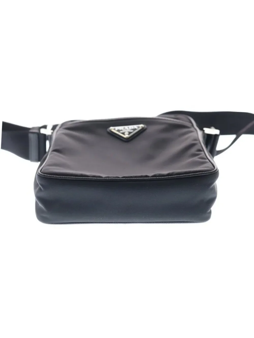 Prada Re-Nylon Saffiano Shoulder Bag Black